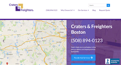 Desktop Screenshot of cratersandfreightersboston.com