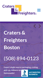 Mobile Screenshot of cratersandfreightersboston.com